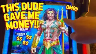 GLORIOUS ENDING!! with VegasLowRoller on Neptune Power Link Slot Machine!!
