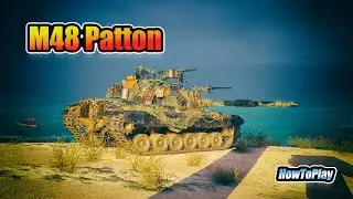 M48 Patton - 7 Фрагов 10.5К Урона - На Легенде! - World Of Tanks