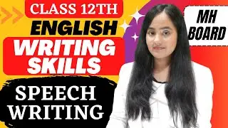 English Writing Skills Class 12th | Speech Writing By #newindianera #nie #english