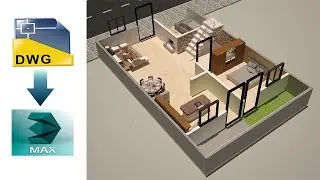 HOW TO IMPORT AUTO CAD FILE IN 3DS MAX WITH SAME DIMENSION| WALL MODELLING IN 3DS MAX|