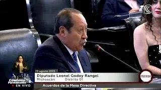 Sesión de la Comisión Permanente, del 20 de agosto de 2025.