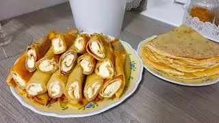 Блинчики фаршированные..их   много не бывает