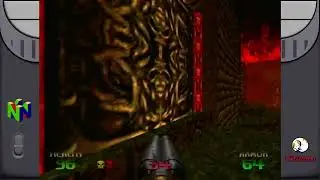 Doom 64 EX - Original Hardware -  BETA 64 (on N64) - level 62 - Crimson Court