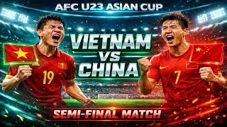 Vietnam vs China AFC U23 Asian Cup Semi-Final | Goals, Highlights & Match Predictions