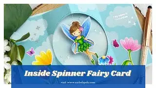 Inside Spinner Fairy Card (Simon Says Stamp)
