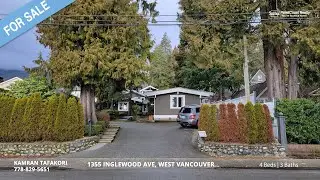 MUST SEE 🏡👌 Beautifully Maintained Home with Ocean View - 1355 INGLEWOOD AVE, WEST VANCOUVER