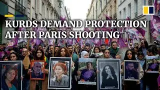Kurdish community marches in Paris to pay tribute to shooting victims