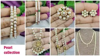 Pearl collection|single piece|whatsapp 8754252999 #earrings #bangles #pearl #online#trending#jewelry
