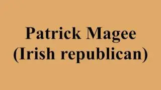 Patrick Magee (Irish republican)