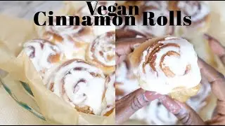 The BEST Vegan Cinnamon Rolls! | Pretty Brown Vegan