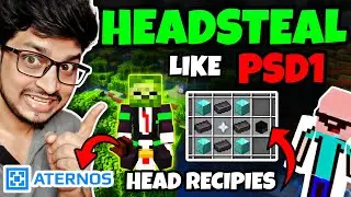 How To Make HeadSteal SMP Like PSD1 in Aternos | Best Headsteal Plugin Aternos