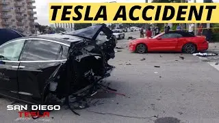 Tesla Model X Owner Fail, Tesla Model X Accident (San Diego Tesla)
