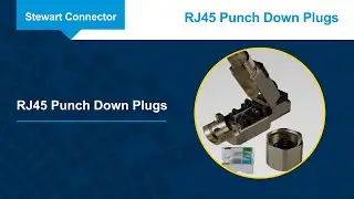 Stewart Connector RJ45 Punch Down Plugs