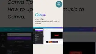 How to upload audio or pre-recorded audio in Canva. #canvatutorial #canvatips  #canvapro
