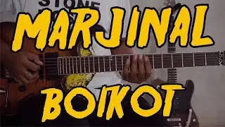 MARJINAL - Boikot chord gitar lirik kunci cover turorial lesson