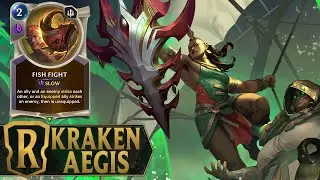 Kraken Aegis - Illaoi & Vayne Deck - Legends of Runeterra Domination Gameplay