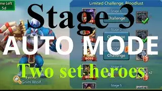 Lords Mobile - Grim Wolf Limited Challenge Stage 3 (Auto Mode)