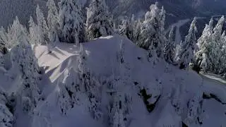 Luxury car rental - Snowy winter in Switzerland