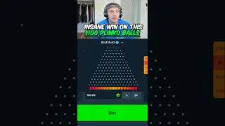 Toaster INSANE win on THIS $100 PLINKO balls!