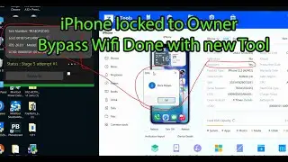iPhone locked to Owner Bypass Wifi Done with new Tool (Nothing Bypass A12+ ) or 1.0.1Tool