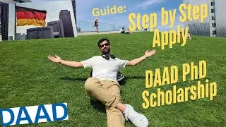 How to Apply for DAAD Scholarship 2025 -2026  Step-by-Step Guide for PhD Applicants #Pakistan #India