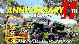WADUH! Perjuangan Parkir Bus Po Haryanto Di Coban Rondo - Famgath Haryanto Mania Malang