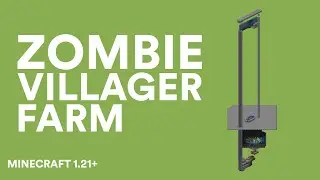 Fully Automatic Zombie Villager Farm for Minecraft Java 1.21+ (Jungle/Swamp Nitwit Farm) [TUTORIAL]