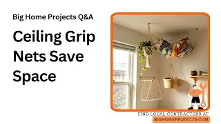 Macram&eacute; Ceiling Nets Pulley Hacks For Micro Apartments