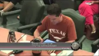 @THEJordonBrown gives testimony to the Texas Senate Committee re: SB1