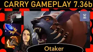 ⭐ Otaker Ursa |KDA - 25 KP - 63%| Carry Gameplay 7.36b - Dota 2 Top MMR