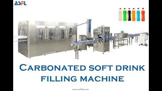 Automatic Carbonated soft drink filling&PET bottle labelling machine&Sodas production solutions