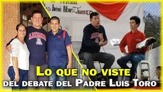 Así es un debate del PADRE LUIS TORO con pastor | Lo que no viste