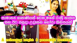 මගේ රාත්‍රී කාලය🎆 සහ ඊට පසුදා උදෑසන ගෙවුණු හෝරා කිහිපයක්🖼️මම බබා එක්ක සතුටින් වැඩ කරගන්නේ කොහොමද😍