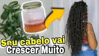 MEL CASEIRO DE BABOSA PARA O CABELO CRESCER MAIS RÁPIDO
