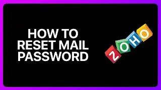 How To Reset Zoho Mail Password Tutorial