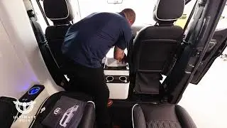 Portable Toilet Access | Ultimate Freedom Luxury Mercedes Sprinter by Ultimate Toys