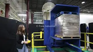 Cherry's Industrial Equipment Material Handling Pallet Inverter Model SC86P Demonstration