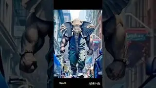 Elephant 🐘 3d character animation #animals #ai #animation #shorts #shortvideo