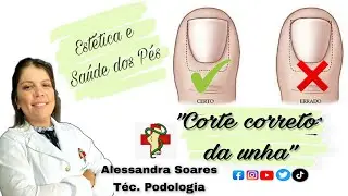 Corte correto da unha
