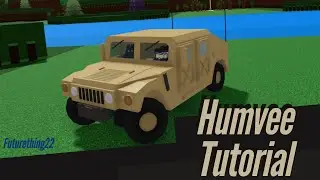 Humvee Military Vehicle Tutorial (Roblox Build a Boat for Treasure)