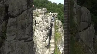 Externsteine Teutoburger Wald, Natursehensw&uuml;rdigkeit Horn-Bad Meinberg Lippe #shorts #shortsvideo