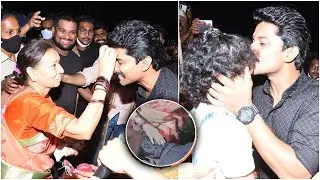 Hero Nani Took Blessings From A Lady @ Tuck Jagadish Event | TFPC
