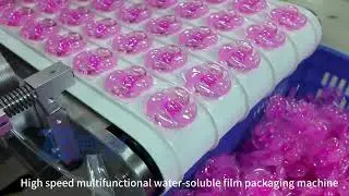 5 chamber liquid detergent capsules packaging machine.