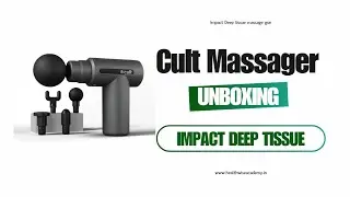 Cult Impact Deep Tissue Massage Gun | 3000mAh Battery | 6-Speed Intensity | Full Body Relaxation