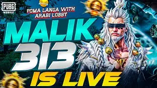MALIK 313 IS BACK &bull; CONQUEROR RANK PUCH AND ULTIMATE ROYAL TOP RANKING&bull; PUBG MOBILE LIVE