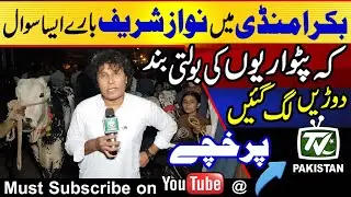 Unique question about Nawaz Sharif in Eid goat market | Nawas Sharif's supporters are speechless |