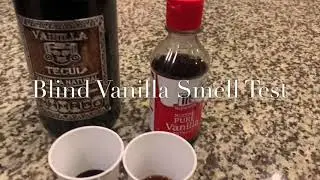 Blind Smell Test: Imported Mexican Vanilla v. Store Bought Vanilla Extract. Kid tries to dupe Mom.