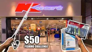 $50 KMART Fishing Challenge! Swan River Edition (SURPRISING) - Perth Fishing