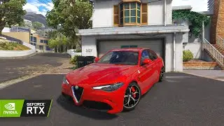 GTA 5 - Alfa Romeo Giulia QV 2017 With Real Sound|Drive|Gameplay|Mod|SHIFT GAMING