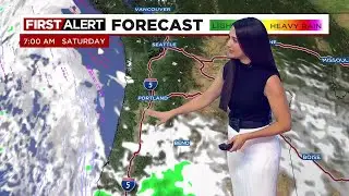 FOX 12 Oregon Friday evening weather forecast for Portland (10/11)